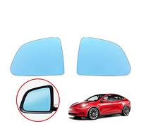 Arcoche Side Mirror for Tesla Model Y Rear View Mirror with Anti Glare Panoramic Blue Glass Lens and Heat defogging (1 Pair)