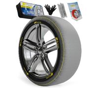 ARCOL Calze da Neve Omologate Italia en 16662-1 - // Technica Catene da Neve in Tessuto, Facili da Installare, per una Guida Silenziosa e Maggior Durabilità - Misure Dett. All’Interno (Technica, M)