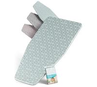 ARCOL Housse pour planche à repasser Foppapedretti, housse de rechange élastique, fabriquée en Italie, housse pour planche à repasser 100% coton (couverture, vert impression moderne)