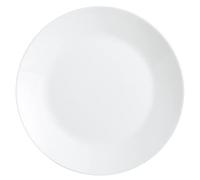 Arcopal Lot de 12 assiettes plates, en verre opale extra résistant, 25cm, Blanc