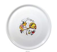 Arcoroc Assiette à pizza 31 cm Décor Napoli