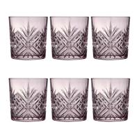 Arcoroc BROADWAY ROSA - Boîte de 6 verres bas en verre 30 cl