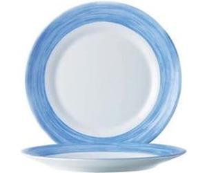 Arcoroc Brush Blue Ass Plat 23.5cm (lot de 6) Or G