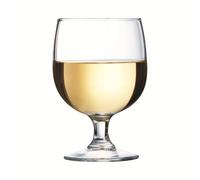 Arcoroc - Collection Amélia - 6 Verres à pied 16cl en verre trempé - Résistants et empilables - Usage professionnel - Fabriqués en France