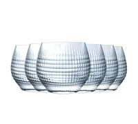 Arcoroc - Collection Disco - 6 verres à eau 38 n verre cristallin - verres polyvalents pour eau, jus et soft drinks - usage quotidien et restauration - fabriqués en France - emballage renforcé