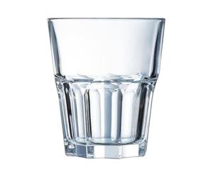 Arcoroc - Collection Granity - 6 verres bas 27 n verre trempé empilables - Usage professionnel - Extrêmement résistants - Fabriqués en France - Emballage renforcé pour la vente en ligne