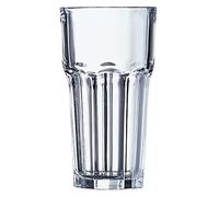 Arcoroc Gobelets Granity FH – Verre trempé transparent empilable 46 cl – Lot de 6