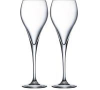 Arcoroc J1478 Flûte à Champagne Brio, Verre Ultra Transparent, 16 cl (Lot de 2)