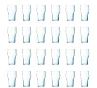 Arcoroc Nonic Boîte de 24 verres à bière en verre 34 cl Sodo Passe au micro-ondes Convient au réfrigérateur écologique