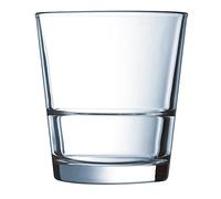 Arcoroc Stack Up Boîte de 6 verres bas en verre 32 cl Sodo Passe au micro-ondes Passe au réfrigérateur Recyclable