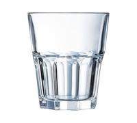 Arcoroc - Collection Granity - 6 verres bas 27 cl en verre trempé empilables - Usage professionnel - Extrêmement résistants - Fabriqués en France - Emballage renforcé pour la vente en ligne