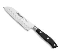 Arcos 233200 Couteau santoku alvéolé Acier Inoxydable Noir
