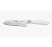 Arcos Couteau Santoku 233224 – alvéolé, acier inoxydable, blanc, 14 cm