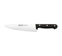 Arcos Couteau de Chef 200 mm – Poignée en Polyoxyméthylène Noire, Série Universelle