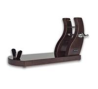 Arcos Accessoires Support de Jambon - Ferronnerie métallique Taille 500x280x180 mm - Couleur Acajou Bambou Laqué Bois Marron Couleur