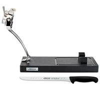 Arcos Accessories - Pack Support Jambon + Couteaux à Jambon + Couvre Jambon - Couleur Noir