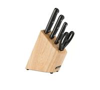 Arcos Ensemble 4 pièces – lames en acier Nitrum, bloc en bois de pin, poignée ergonomique noir
