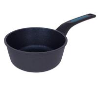 Arcos Casserole Antiadherente 18 cm - Aluminio Fundido, Compatible Toutes Cuisines, Manche Ergonomique, Économie Énergie, Lavable Lave-vaisselle, Noir/Bleu - Série Thera