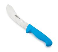 Arcos Couteau à Dépecer en Acier Inoxydable Nitrum avec Lame de 190 mm - Conçu pour Dépecer tous les Types de Viande, Poignée Ergonomique en Polypropylène - Couleur Bleue, Série 2900