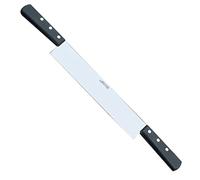 ARCOS Couteau à fromage de 260 mm en acier inoxydable Nitrum avec une lame. Poignée ergonomique en polyoxyméthylène POM. Série Universelle. Couleur Noire.