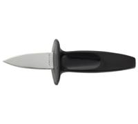 ARCOS Couteau à Huîtres en Acier Inoxydable 60mm - Manche Ergonomique Polypropylène Noir - Précision et Sécurité pour Cuisine Professionnelle - Design Élégant et Léger