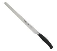 Arcos Couteau à Jambon Forgé 250 mm - Couteau de Cuisine Professionnel, Résistant à la Rouille et à la Corrosion, Lame Flexible et Bord Lisse - Couleur Noire, Série Clara