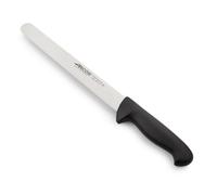 Arcos Couteau à Jambon Professionnel - Lame Acier Inoxydable NITRUM 25 cm - Coupe Précise et Durable - Manche Polypropylène Noir - Série 2900