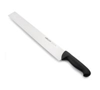 Arcos Couteau Acier Inoxydable NITRUM pour Salami et Fromage, Lame 36 cm, Manche Polypropylène Noir, Série 2900, Coupe Précise et Durable