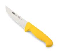 Arcos Couteau de Boucher. Lame en Acier Inoxydable. Manche Polypropylène Jaune. Système d'Identification par Couleur. Design Résistant. Série 2900. Jaune
