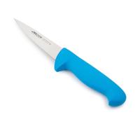 Arcos Séries 2900 - Couteau de Boucher Couteau à Steak - Lame Acier Inoxydable Nitrum 130 mm - Manche Polypropylène Couleur Bleu