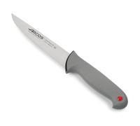 Arcos Couteau de Boucher Professionnel - Lame Acier Inoxydable NITRUM 16 cm - Manche Ergonomique Antidérapant - Pour Viande - Série Colour Prof