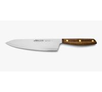 Arcos Couteau de Chef Série Nordika 210 mm – Acier inoxydable – Manche bois d'Ovengkol FSC Marron