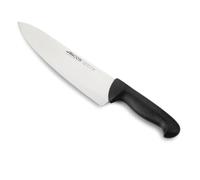 Arcos Couteau de chef Nitrum 250 mm – Acier inoxydable, poignée polypropylène, noir Série 2900