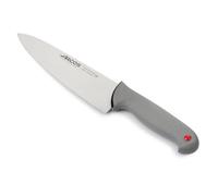 Arcos Couteau de chef Nitrum – Acier inoxydable, poignée ergonomique polypropylène élastomère, noir