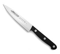 Arcos Couteau de Chef en Acier Nitrum 12 cm - Poignée Ergonomique en Polyoxyméthylène, Idéal pour Couper et Peler les Petits Aliments - Noir, Série Universelle