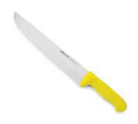 Arcos Couteau de Chef Professionnel - Lame Acier Inoxydable NITRUM 35 cm - Durabilité et Coupe Supérieure - Série 2900 - Manche Polypropylène Jaune