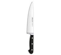 Arcos Séries Clasica - Couteau du Chef Couteau à Découper - Lame Acier Inoxydable Forgé Nitrum 210 mm - Manche Polyoxyméthyléne (Pom) Couleur Noir