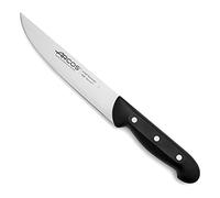 Arcos Couteau de Cuisine en Acier Inoxydable Nitrum avec Lame de 180 mm - Couteau Utilitaire Professionnel, Poignée Ergonomique en Polyoxyméthylène POM - Noir, Série Maitre