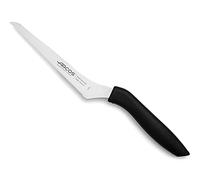 Arcos Couteau de Cuisine Multiusages - Lame Dentelée 13 cm Acier Inoxydable NITRUM - Manche Léger et Résistant - Série Niza