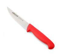 Arcos Couteau de Cuisine Professionnel - Lame Acier Inoxydable Nitrum 13 cm - Manche Polypropylène Rouge - Haute Durabilité et Précision de Coupe - Série 2900
