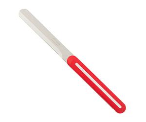 Arcos Couteau de Table Dentelé Acier Inoxydable NITRUM 10 cm pour Petit Déjeuner et Cuisine, Manche Polypropylène Rouge, Série B-Line