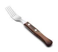 Arcos Couteau & fourchette Série C – Inox 18/10, manche bois compressé, 230 mm – Marron