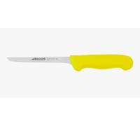 Arcos Couteau Désosseur Acier Inoxydable Nitrum 160 mm - Précision et Durabilité pour Viandes et Volaille - Manche Ergonomique Jaune Série 2900