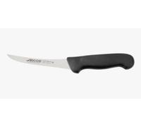 Arcos Couteau Désosseur Courbe Semiflexible - Acier Inoxydable 140 mm - Manche Polypropylène Noir - Idéal pour Viande - Série 2900