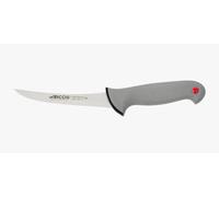 Arcos Couteau Désosseur Lame Acier Inoxydable Nitrum 140 mm. Couteau Professionnel pour Viande. Manche Ergonomique Polypropylène. Série Color Prof. Couleur Gris