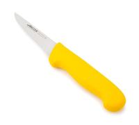 Arcos Couteau Désosseur Professionnel Acier Inoxydable Nitrum 100mm - Manche Ergonomique Jaune, Idéal pour Viande et Jambon, Série 2900