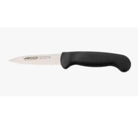 Arcos Couteau Mondador Acier Inoxydable 80 mm - Pour Fruits et Légumes - Manche Polypropylène Noir - Série 2900