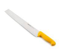 Arcos Couteau Salami et Fromage - Lame Acier Inoxydable NITRUM 36 cm - Coupe Précise et Durable - Manche Polypropylène Jaune - Série 2900