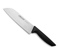 Arcos - Couteau Santoku Séries Niza - Lame NITRUM 180 mm - Manche polypropylène noir