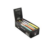 Arcos Couteaux à Éplucher - Lame Nitrum Durable et Précise pour Aliments - Manche Ergonomique en Polypropylène Résistant - 155 mm Longueur, 85 mm Lame